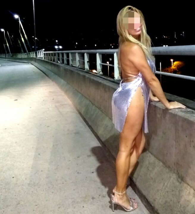 Marina Rotty na ponte estaiada em são paulo