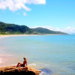 Marina na praia de Taquaras no carnaval de camboriú