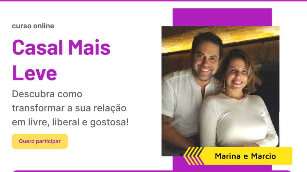 curso online para casais liberais sobre swing