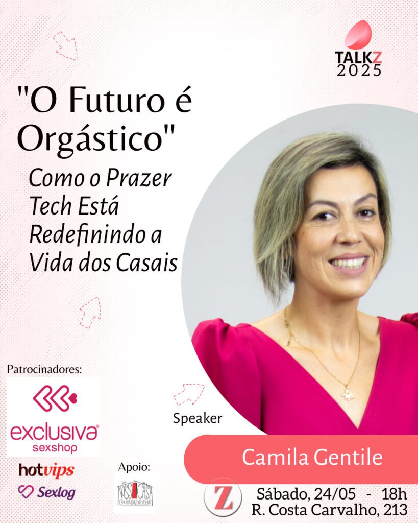 palestrante do TALKZ 2025, Camila Gentile