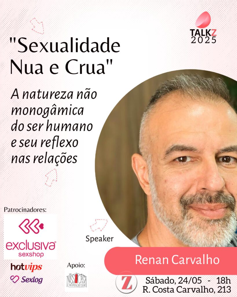 Autor do livro Sexualidade Nua e Crua estará no TALKZ 2025
